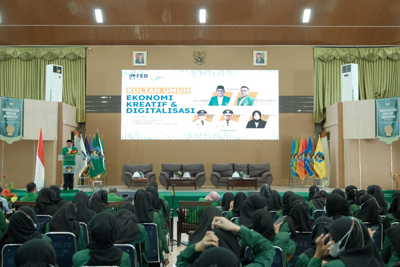 Kuliah Umum FEB UMI, WR IV: Wawasan dan Keterampilan Kunci Sukses Ekonomi Digital