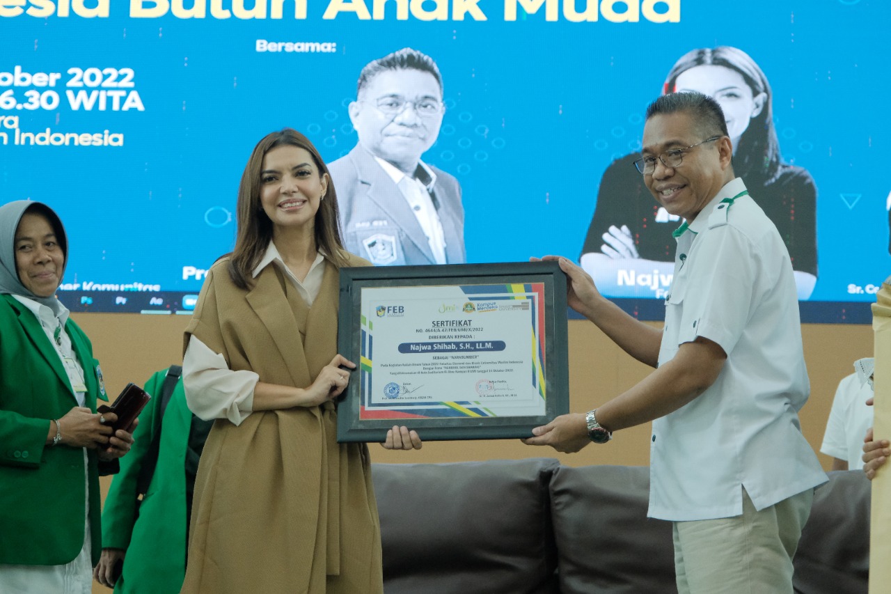 Ini Catatan Tentang Pemuda Oleh Najwa Shihab Saat Motivasi Mahasiswa UMI