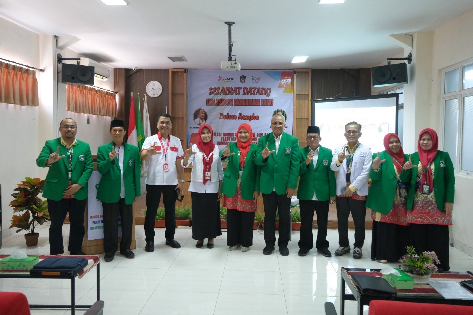 RSIGM FKG UMI Sambut Tim Survei Akreditasi LAFKI