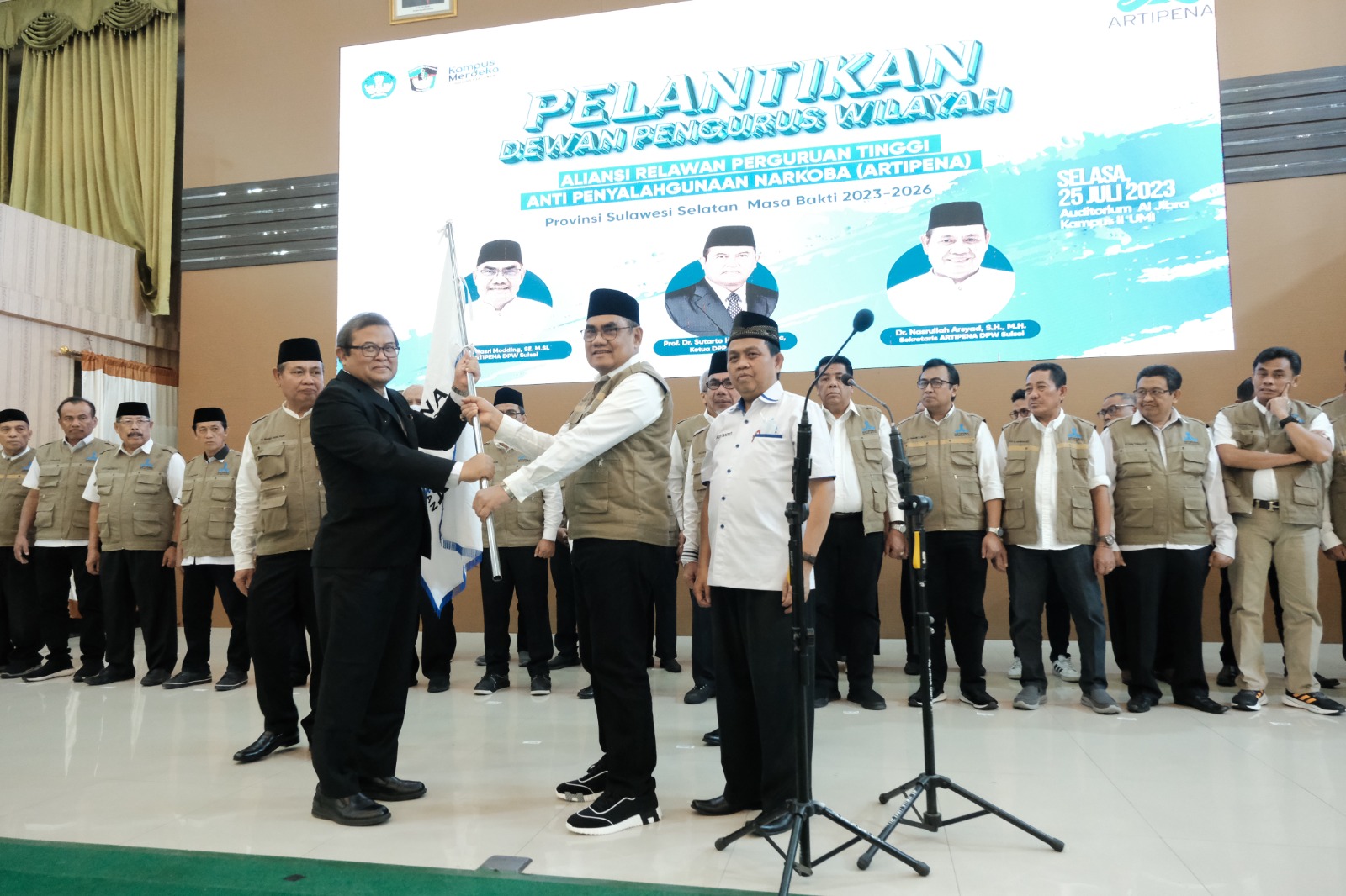 Antisipasi Narkoba, Rektor UMI Cetak Sejarah Jadi Ketua ARTIPENA Pertama di Sulsel