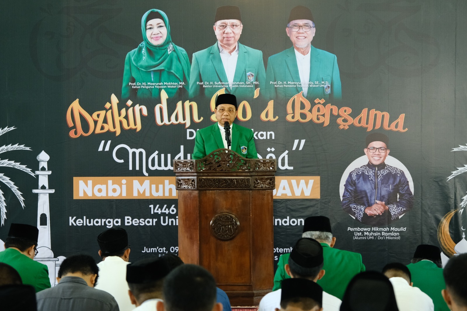 UMI Gelar Dzikir dan Doa Dirangkaikan Peringatan Maulid Nabi Muhammad SAW 1446 H