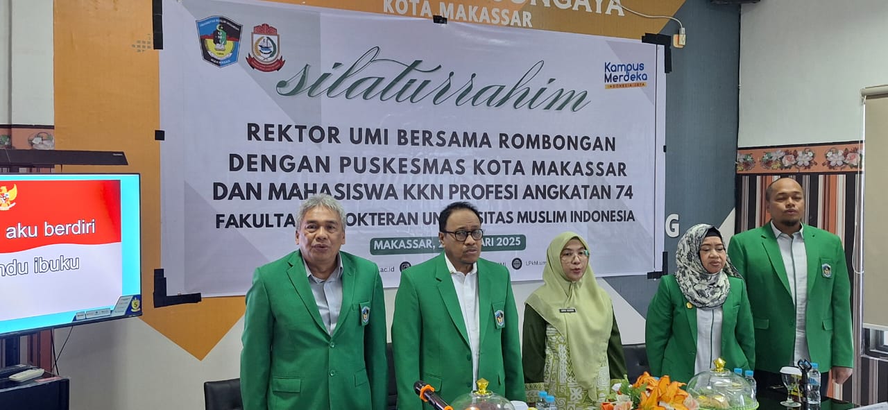 Kunjungan Rektor UMI  ke Pusksesmas Jongaya, Kadis Kesehatan Kota Makassar: Bangga sebagai Alumni UMI dan Sinergitas Kedua Lembaga akan terus berlanjut Tanpa Batas.