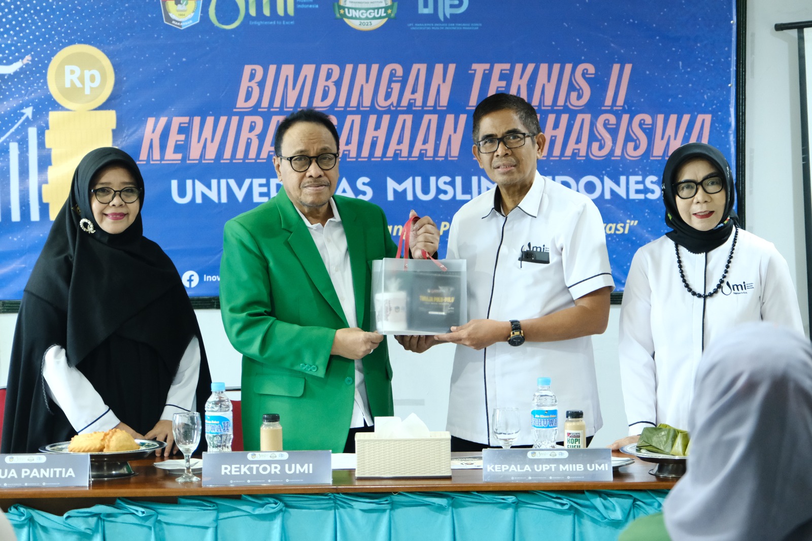 UPT. MIIB UMI Gelar Bimtek II Kewirausahaan, Rektor UMI : Alumni UMI Disiapkan Wirausaha