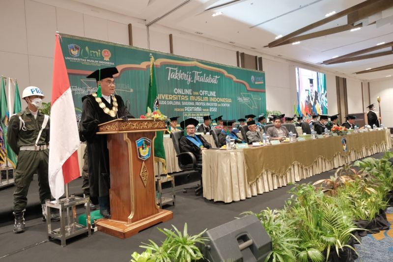 Di Hadapan 1219 Peserta Wisuda Hari ke 2 Periode Pertama 2022, Rektor UMI Tegaskan Hal Ini