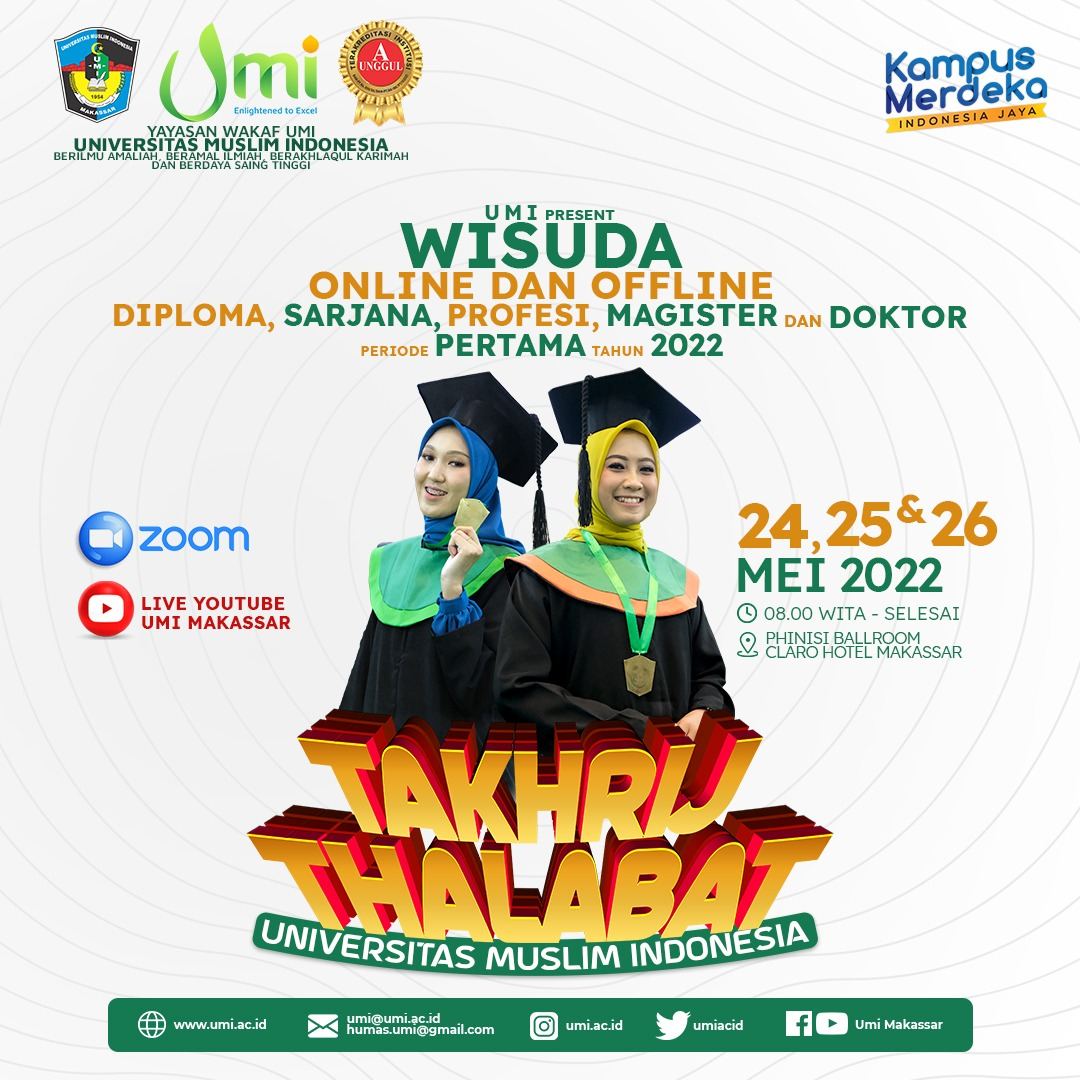 Informasi Wisuda Periode 1 Tahun 2022