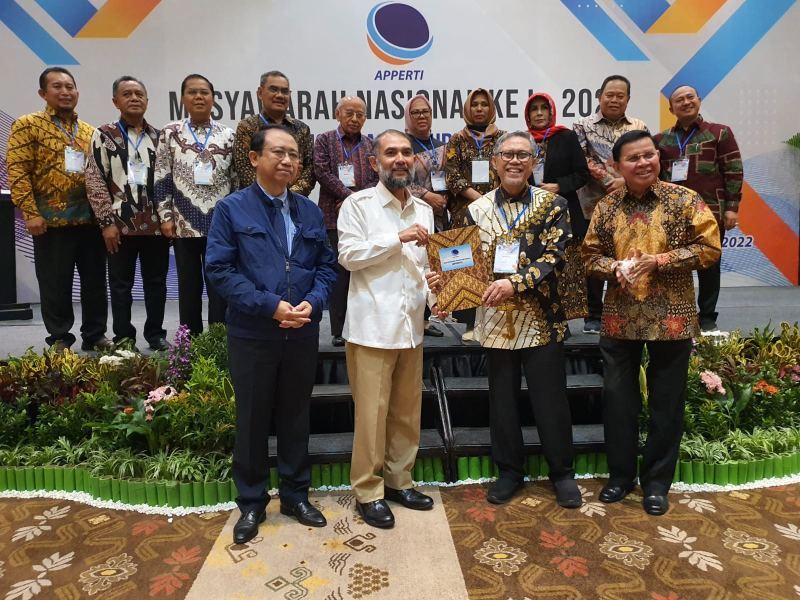 Prof. Dr. H. Masnyur Ramly, Terpilih Secara Aklamasi Pada Munas APPERTI di Bali 2022