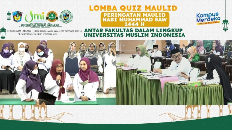 Nonstop 2 Hari, Cara UMI Peringati Maulid Nabi Muhammad  SAW 1444 H