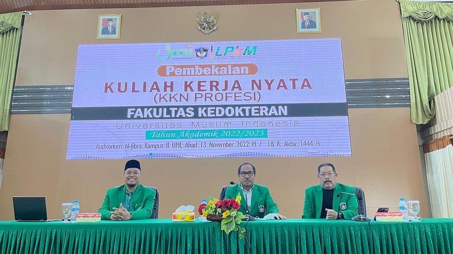 KKN Profesi FK UMI, WR I: Mereka Harus Lihat Fenomena Masyarakat