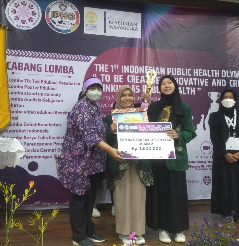 Delegasi FKM UMI Raih 3 Medali Sekaligus pada Indonesia Public Health Olimpiade