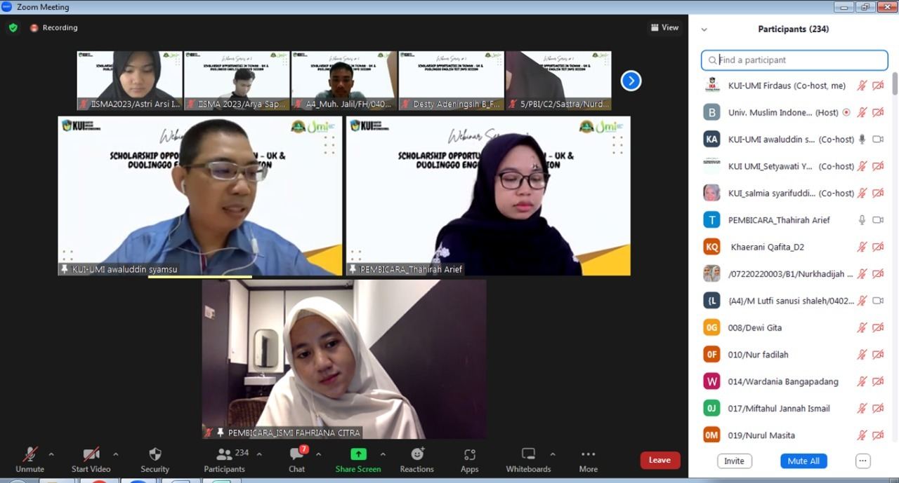 UMI Makassar Persiapkan Mahasiswa Ikuti Program Pertukaran Pelajar 2023 dan Studi Lanjut ke Luar Negeri