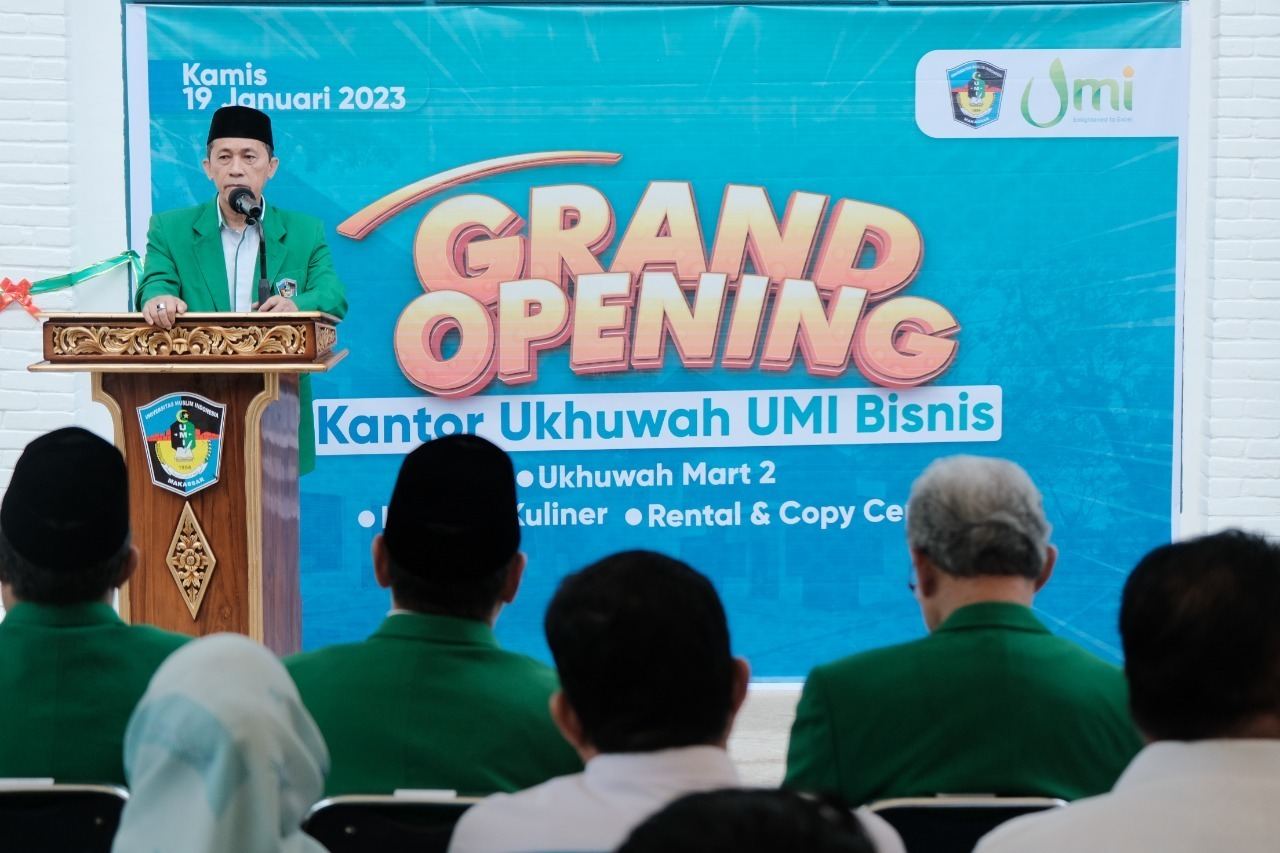 Grand Opening Kantor Ukhuwah UMI Bisnis, Strategi UMI Kembangkan Profit Centre