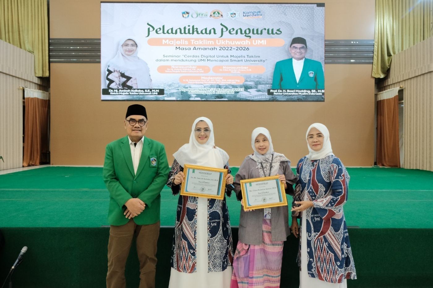 Pelantikan Pengurus MT. Ukhuwah UMI Masa Amanah 2022-2026, Berkomitmen Wujudkan UMI Smart University Melalui Cerdas Digital