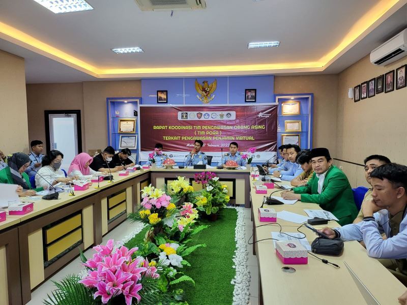 Rektor UMI Menghadiri Koordinasi Tim Pengawasan Penjamin Virtual di Kantor Imigrasi