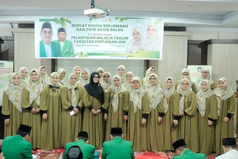 Herlina Haris Resmi Nahkodai MT. Ukhuwah Fakultas Pertanian UMI