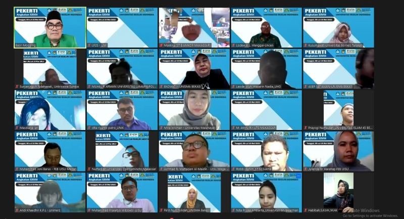 95 Dosen Delegasi dari 35 Perguruan Tinggi se-Indonesia Ikuti PEKERTI-28 di UMI