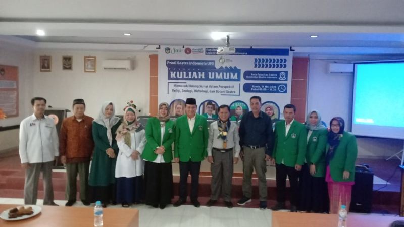 Bedah Ruang Sunyi Dalam Perspektif Religi, Zoologi, Hidrologi, & Botani Sastra, FS-UMI Hadirkan Ketua HISKI Pusat