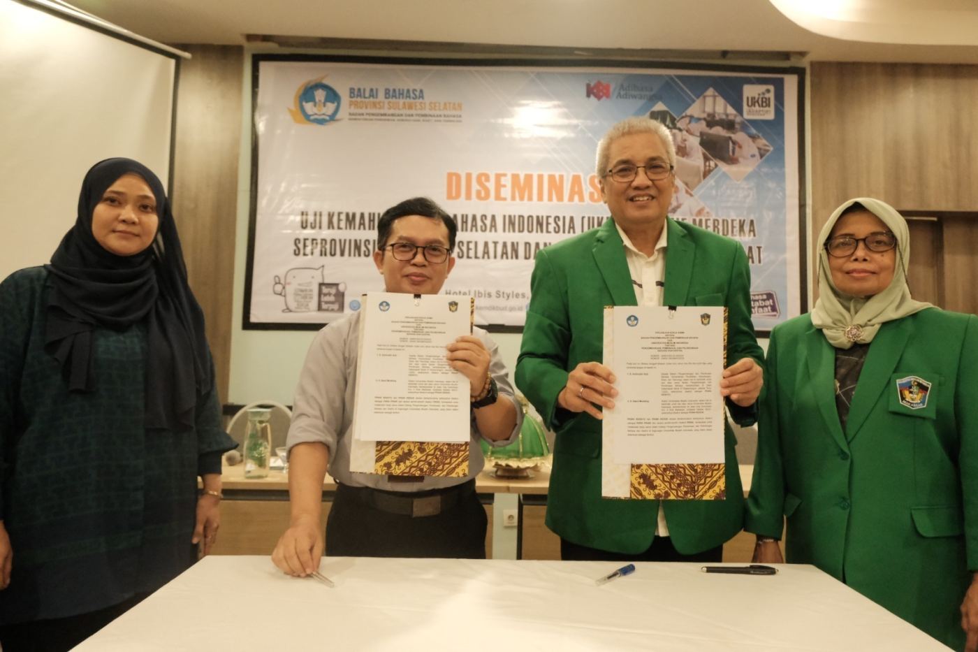 Badan Pengembangan dan Pembinaan Bahasa Kemendikbudristek dan UMI Resmi Jalin Kerjasama