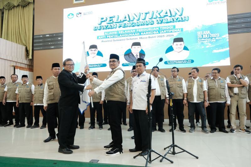 Antisipasi Narkoba, Rektor UMI Cetak Sejarah Jadi Ketua ARTIPENA Pertama di Sulsel