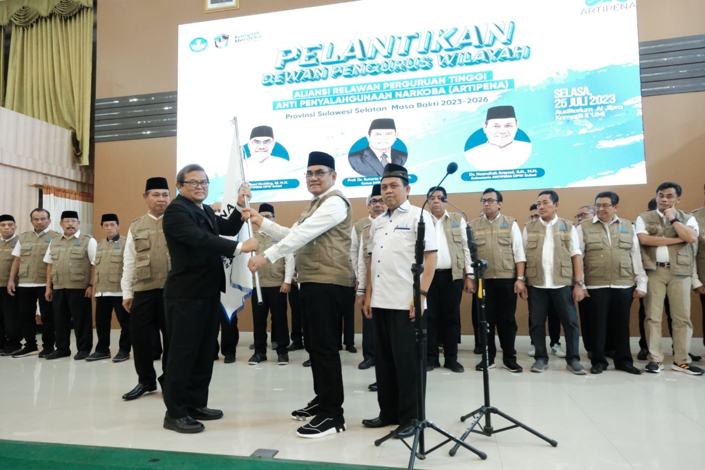 Antisipasi Narkoba, Rektor UMI Cetak Sejarah Jadi Ketua ARTIPENA Pertama di Sulsel