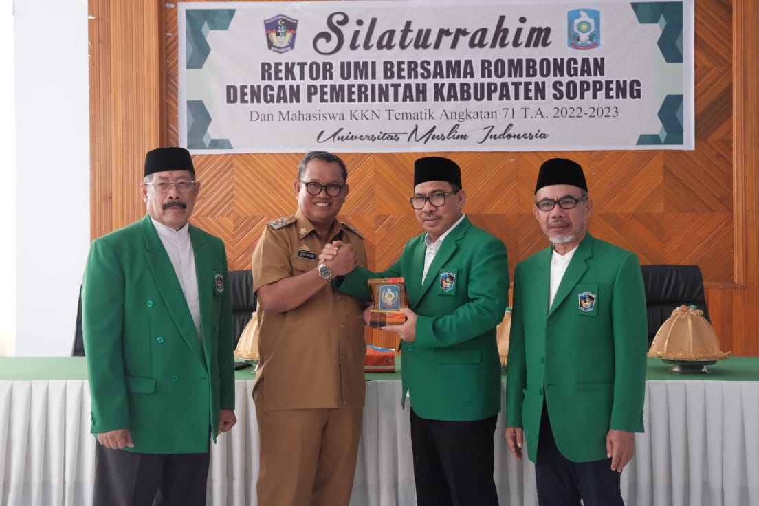 Kunjungan KKN UMI, Rektor UMI Silaturahmi Pemkab Soppeng