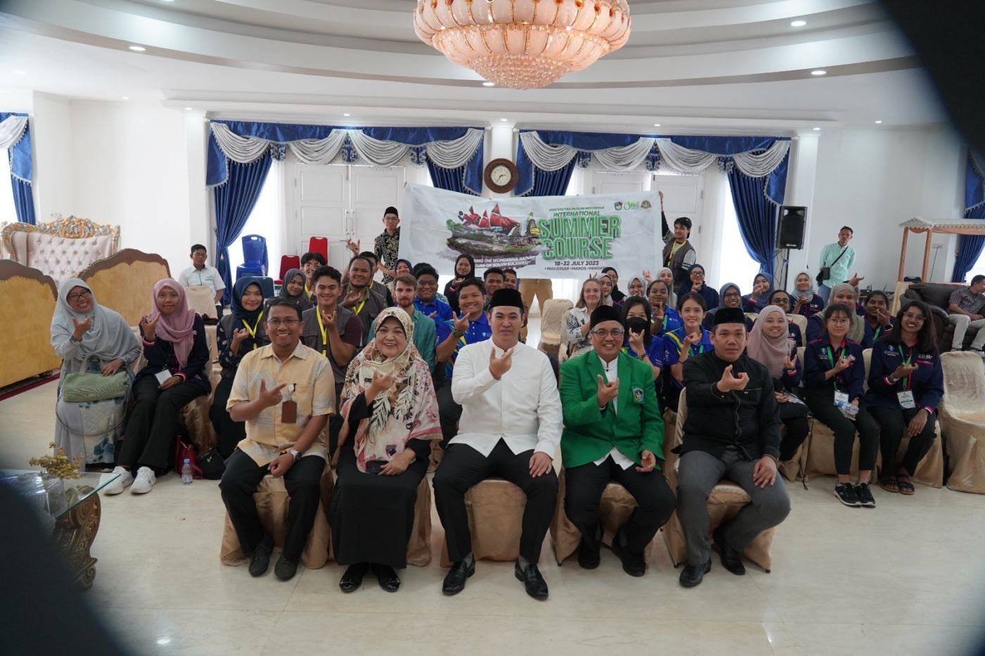 Rombongan International Summer Course UMI Dijamu Bupati Pangkep