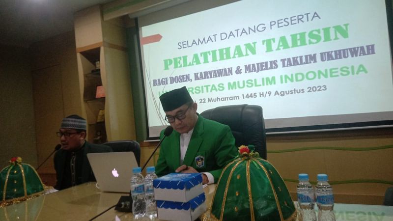 UPT. PKD UMI Gelar Pelatihan Tahsinul Qur’an Bagi Dosen, Karyawan dan MT. Ukhuwah UMI
