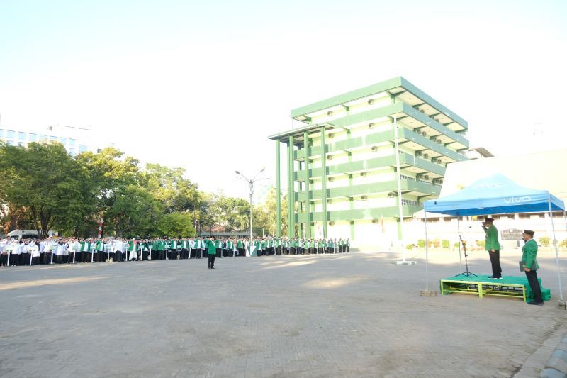 Unik! Seluruh Pimpinan UMI jadi Petugas Upacara Perayaan Hari kemerdekaan ke 78 RI