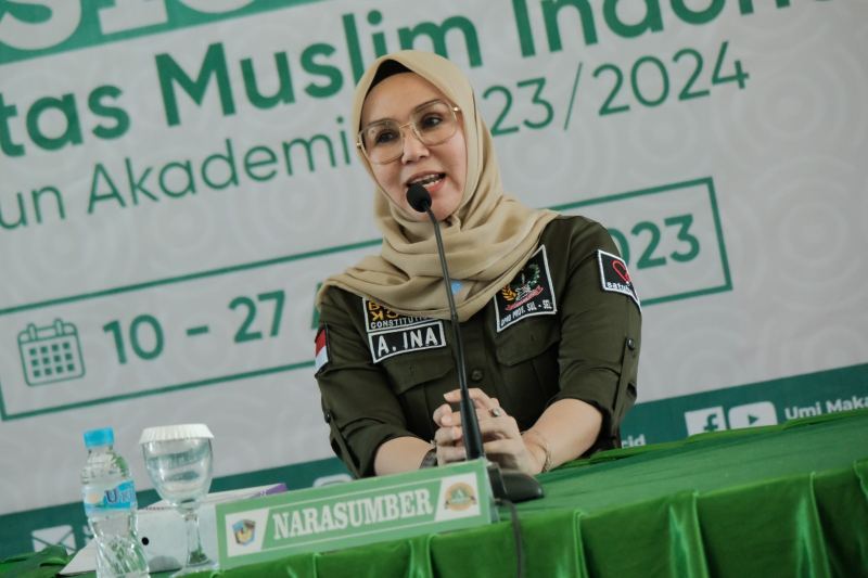 Ketua DPRD Sulsel Edukasi Maba UMI 2023 tentang Wawasan Kebangsaan dan Ketahanan Nasional