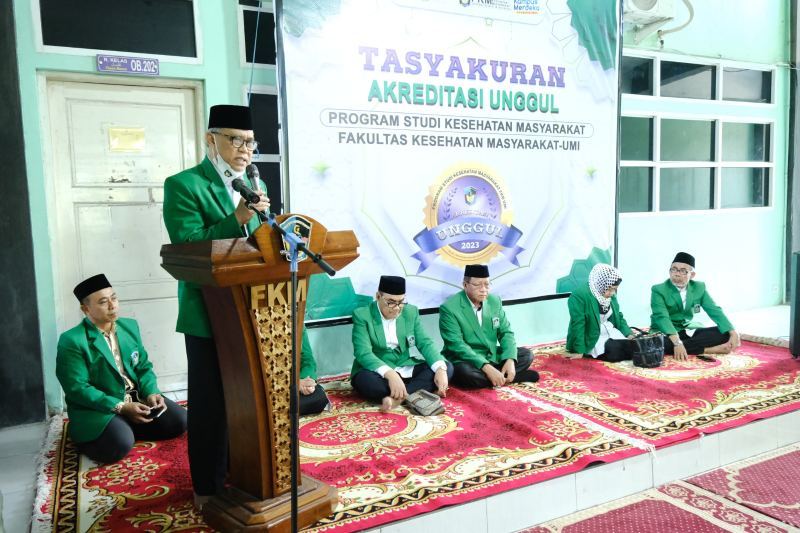Tasyakuran Akreditasi Unggul Prodi Kesehatan Masyarakat FKM UMI