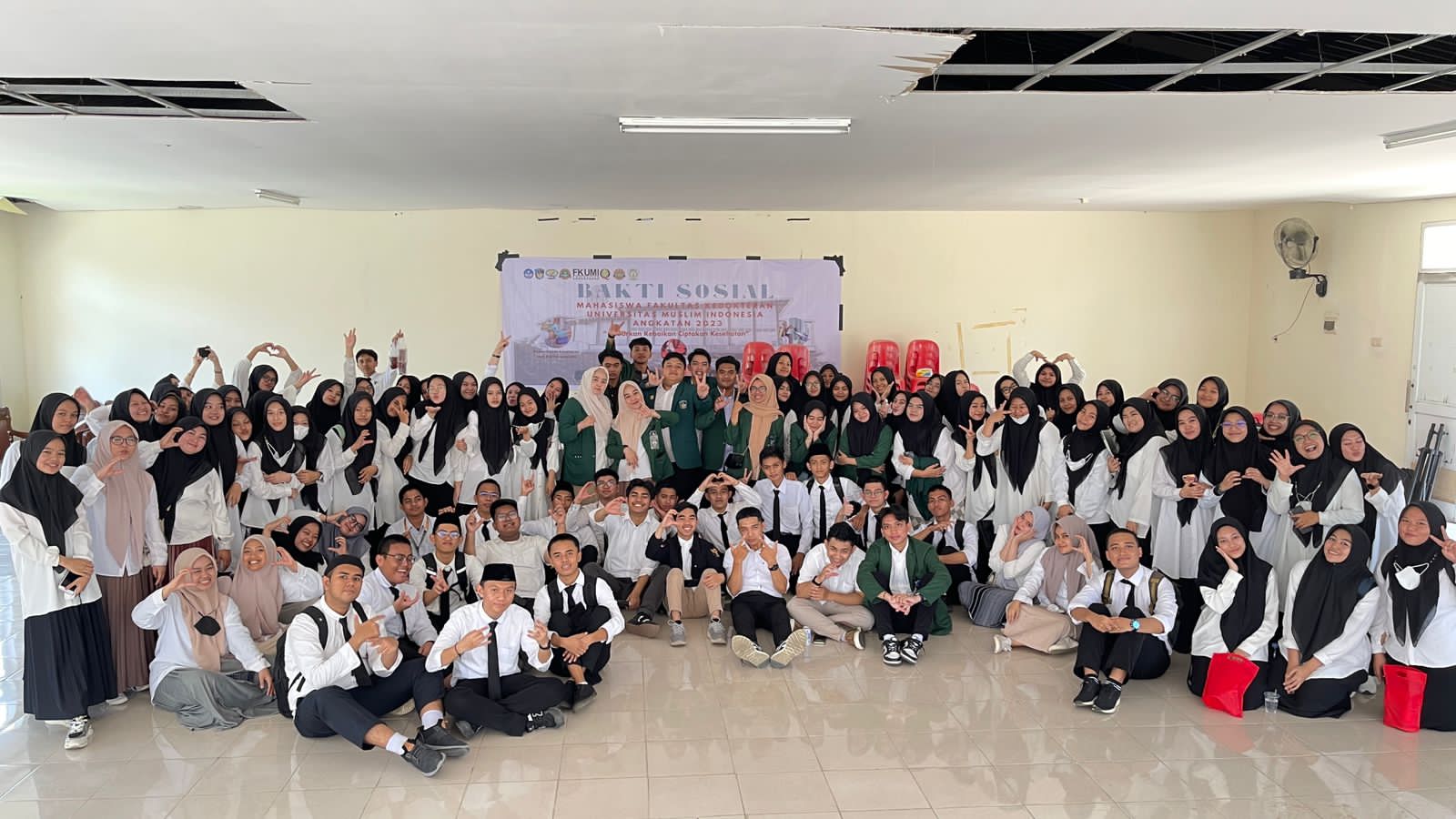 Mahasiswa FK UMI 2023 Adakan Bakti Sosial di Puskesmas Pembantu Bontorannu “Sebarkan Kebaikan Ciptakan Kesehatan”