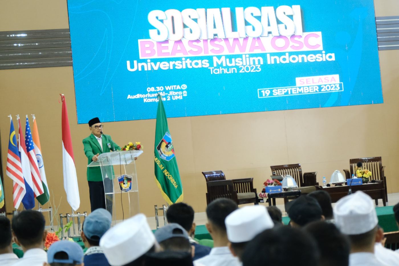 Siswa SMA Sederajat Banjiri Sosialisasi Beasiswa OSC Kerjasama UMI Dengan medcom.id