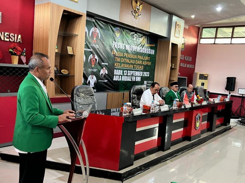 FGD FH UMI Soroti Usia Pensiun TNI