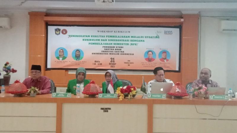 Berikan Kualitas Pembelajaran, Prodi Sastra Arab FS UMI Gelar Workshop Kurikulum
