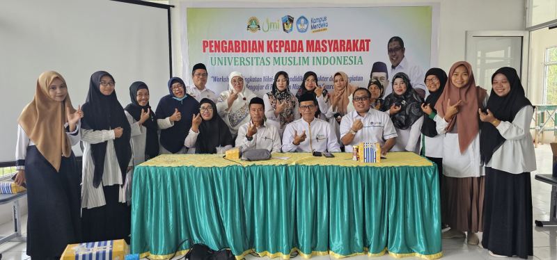 Dosen FAI UMI Memberikan Penguatan Pendidikan Karakter dan Literasi Keuangan Syariah bagi Guru MTs dan MA Pesantren Mizanul Ulum Sanrobone