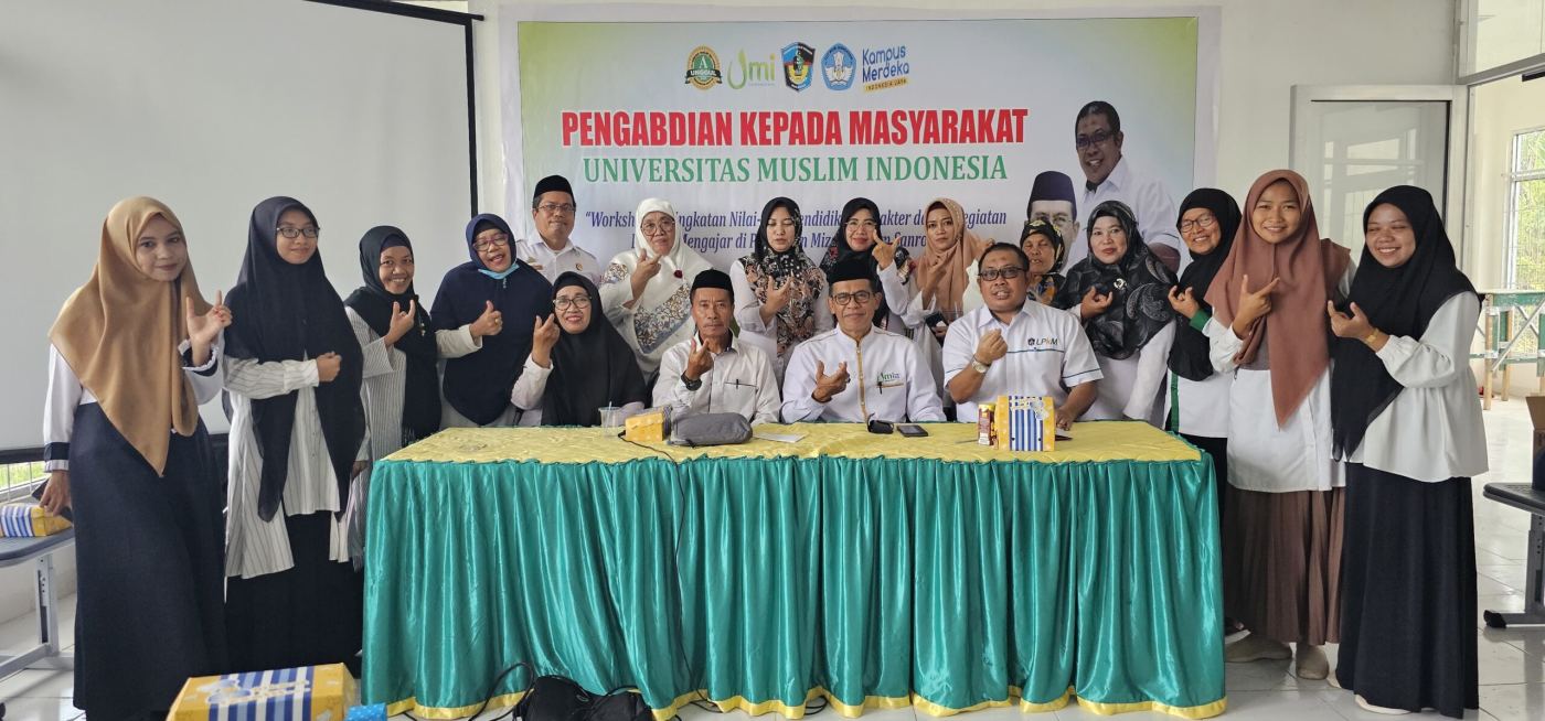Dosen FAI UMI Memberikan Penguatan Pendidikan Karakter dan Literasi Keuangan Syariah bagi Guru MTs dan MA Pesantren Mizanul Ulum Sanrobone
