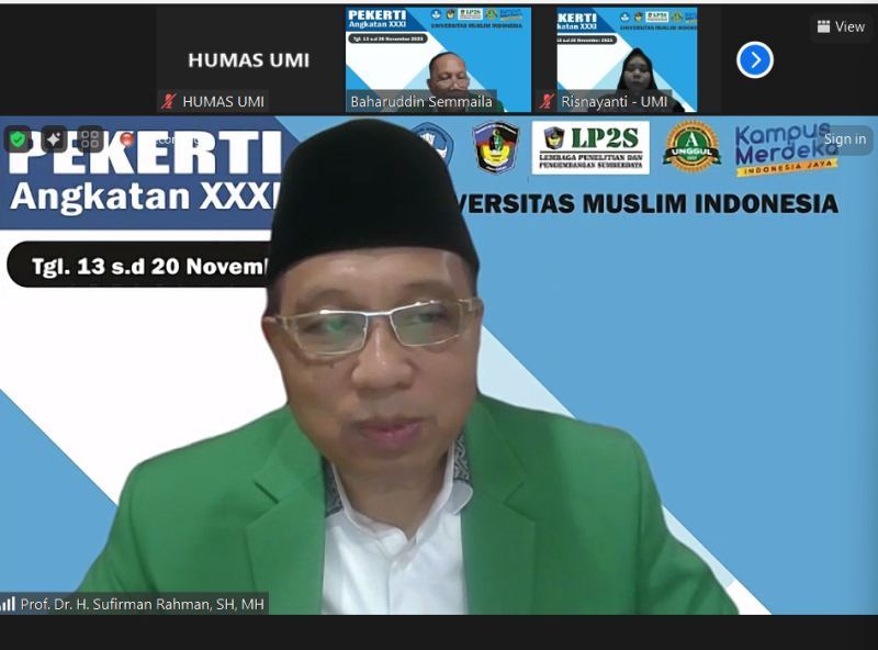 Hadiah Pertama Rektor, UMI Kembali Dipercaya Jadi Penyelenggara PEKERTI dan AA
