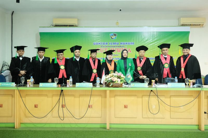 Istri Rektor UMI AKP. Cut Juwita Sufirman Rahman, SH.,MH. Raih Gelar Doktor di PPs-UMI
