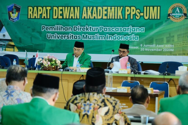 Pemilihan Calon Direktur PPS UMI, Prof Mursalim Raih Suara Terbanyak