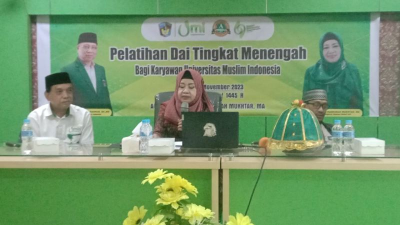 UPT. PKD UMI Gelar Pelatihan Da’i Tingkat Menengah Bagi Karyawan YW-UMI