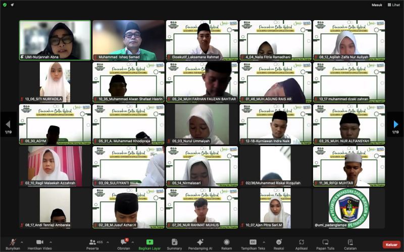 Pencerahan Qalbu Angkatan IV 2023, Rektor UMI Jelaskan Makna Visi UMI