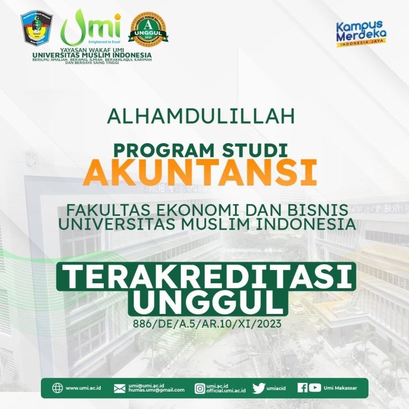 Update per-awal Desember 2023, Ini Daftar 17 Prodi Terakreditasi Unggul di UMI