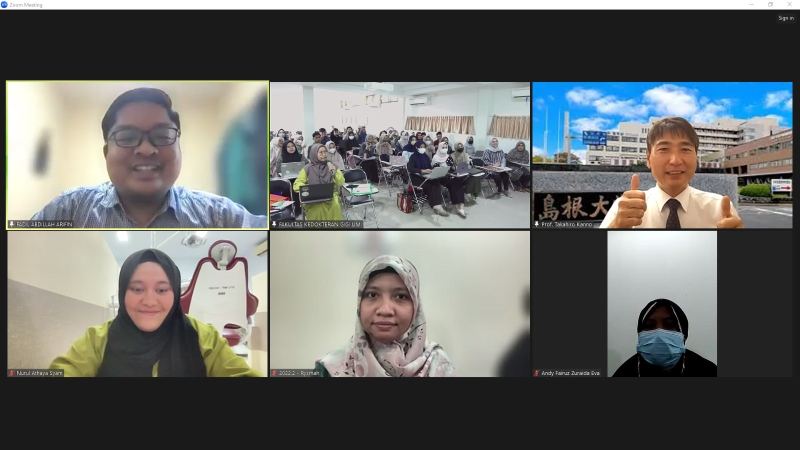 Kuliah Tamu FKG UMI 2023 Hadirkan Profesor Shimane University