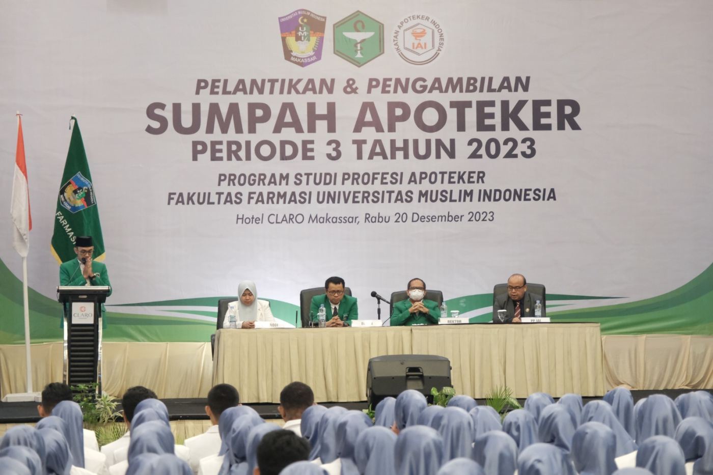 Sumpah Profesi Periode III 2023, Fakultas Farmasi UMI Kukuhkan 83 Apoteker Baru