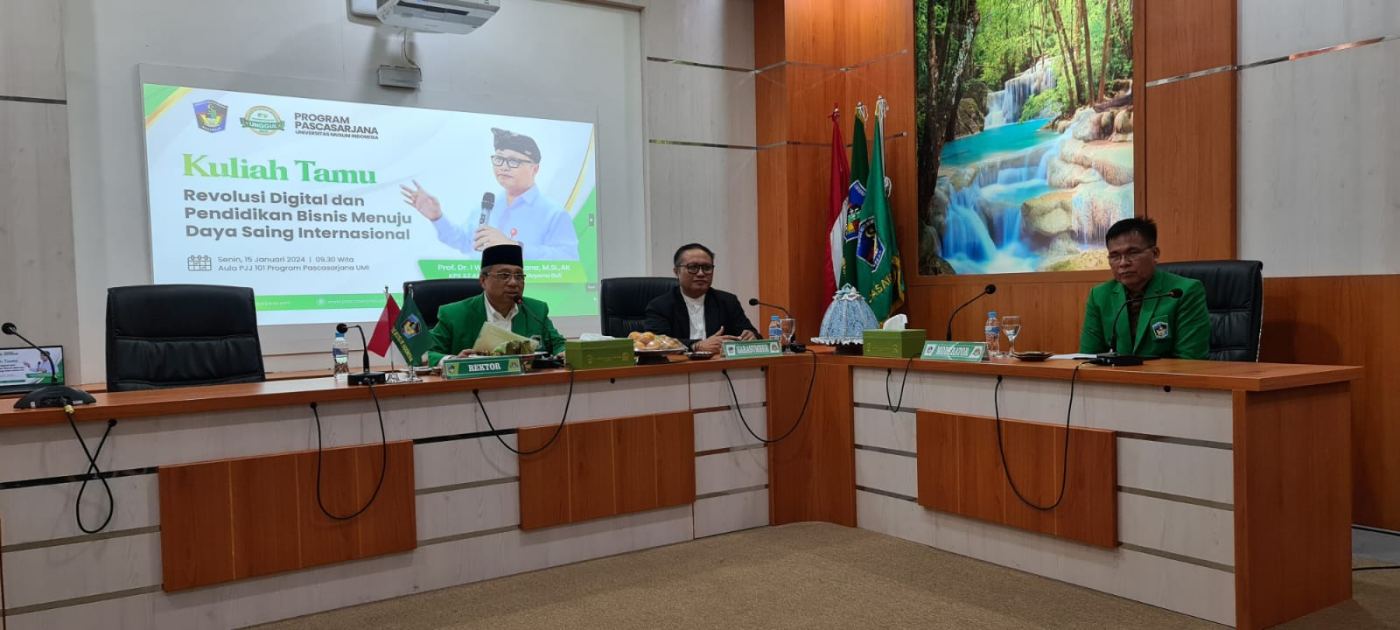 Adaftif Era Digital, PPs UMI Gelar Kuliah Tamu