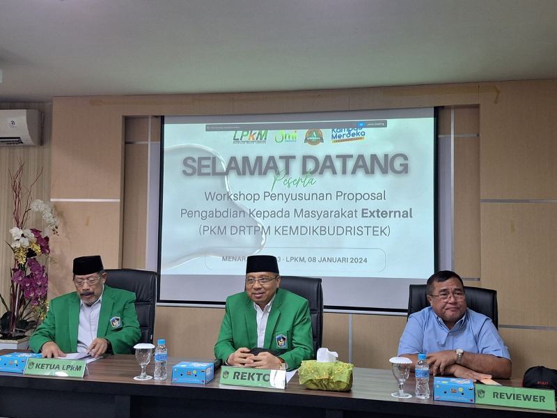 LPkM UMI Gelar Workshop Penyusunan Proposal Pengabdian DPRTM Kemendikbudristek