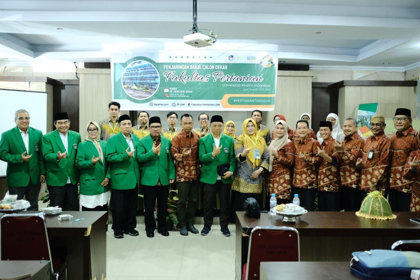 Fakultas Pertanian UMI Gelar Penjaringan Bakal Calon Dekan Masa Amanah 2024-2028