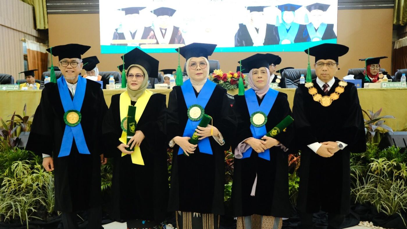 Kukuhkan Profesor baru FAI dan FEB, UMI Jadi Kampus Swasta dengan Jumlah Profesor Terbanyak