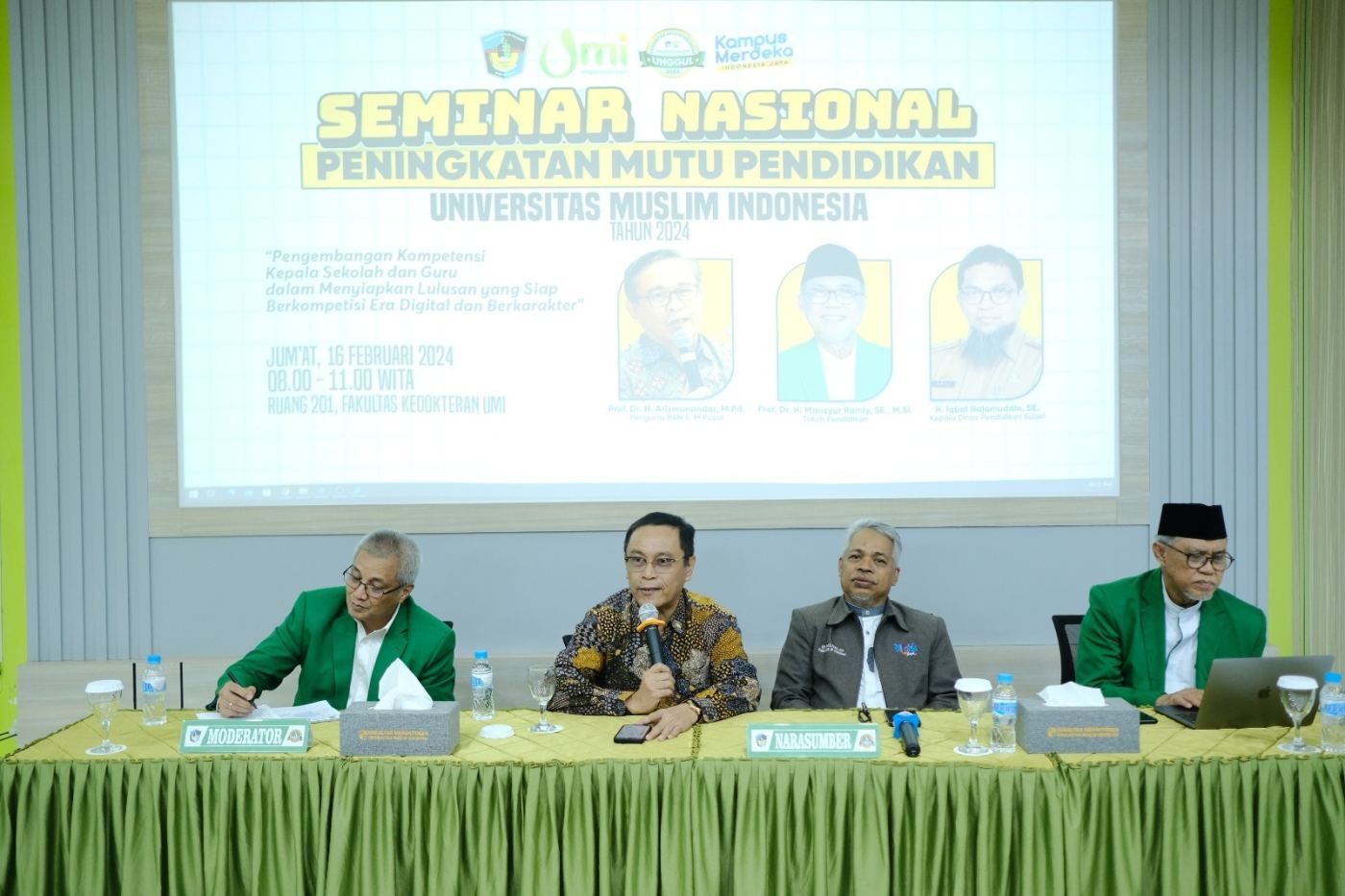 Hadirkan Kepala Sekolah dan Guru SMA Sederajat Sulawesi Selatan, UMI Gelar Seminar Nasional Peningkatan Mutu Pendidikan
