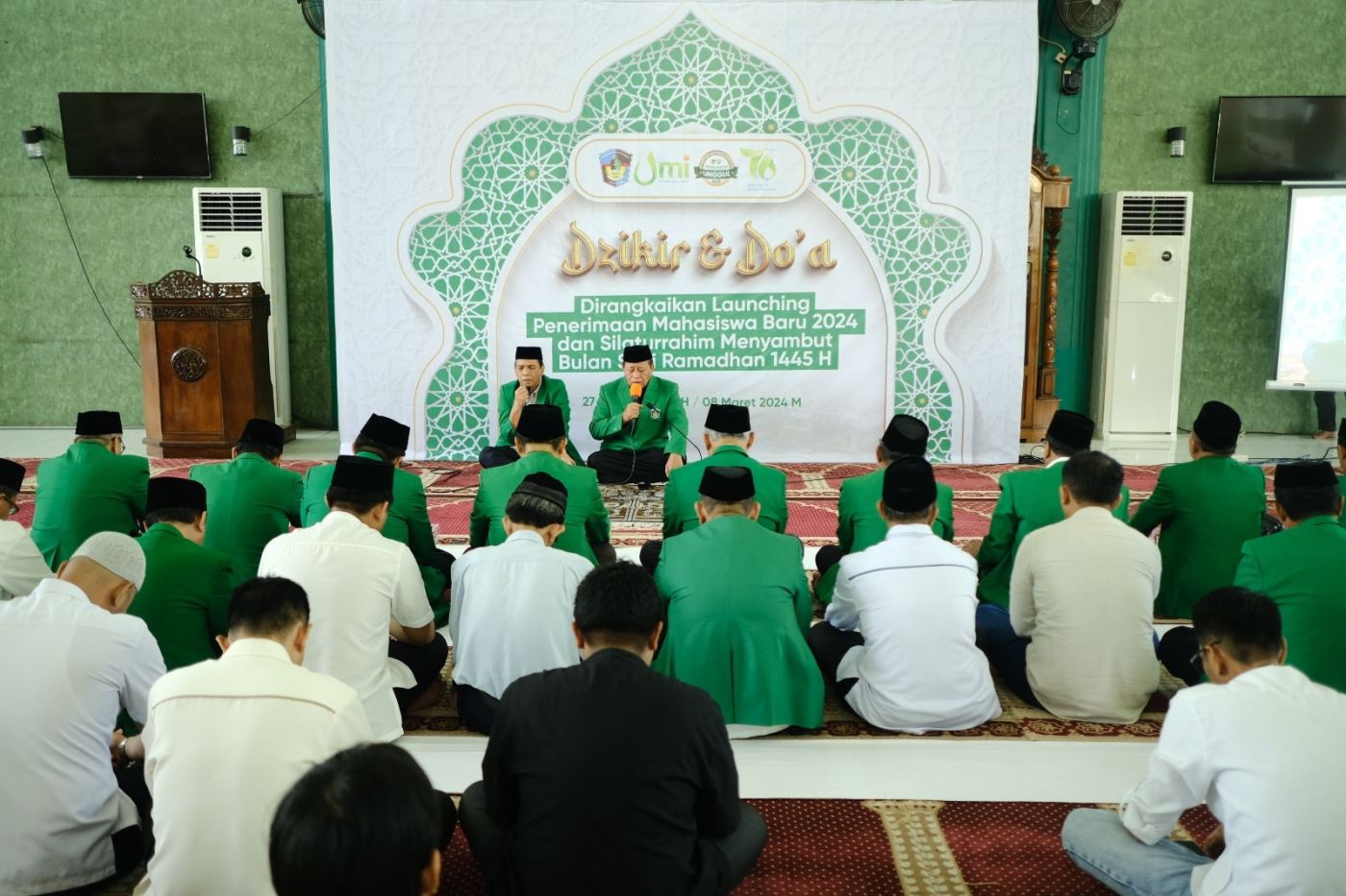 Keluarga Besar UMI Gelar Dzikir, Doa dan Silaturahim Menyambut Bulan Suci Ramadhan 1445 H.