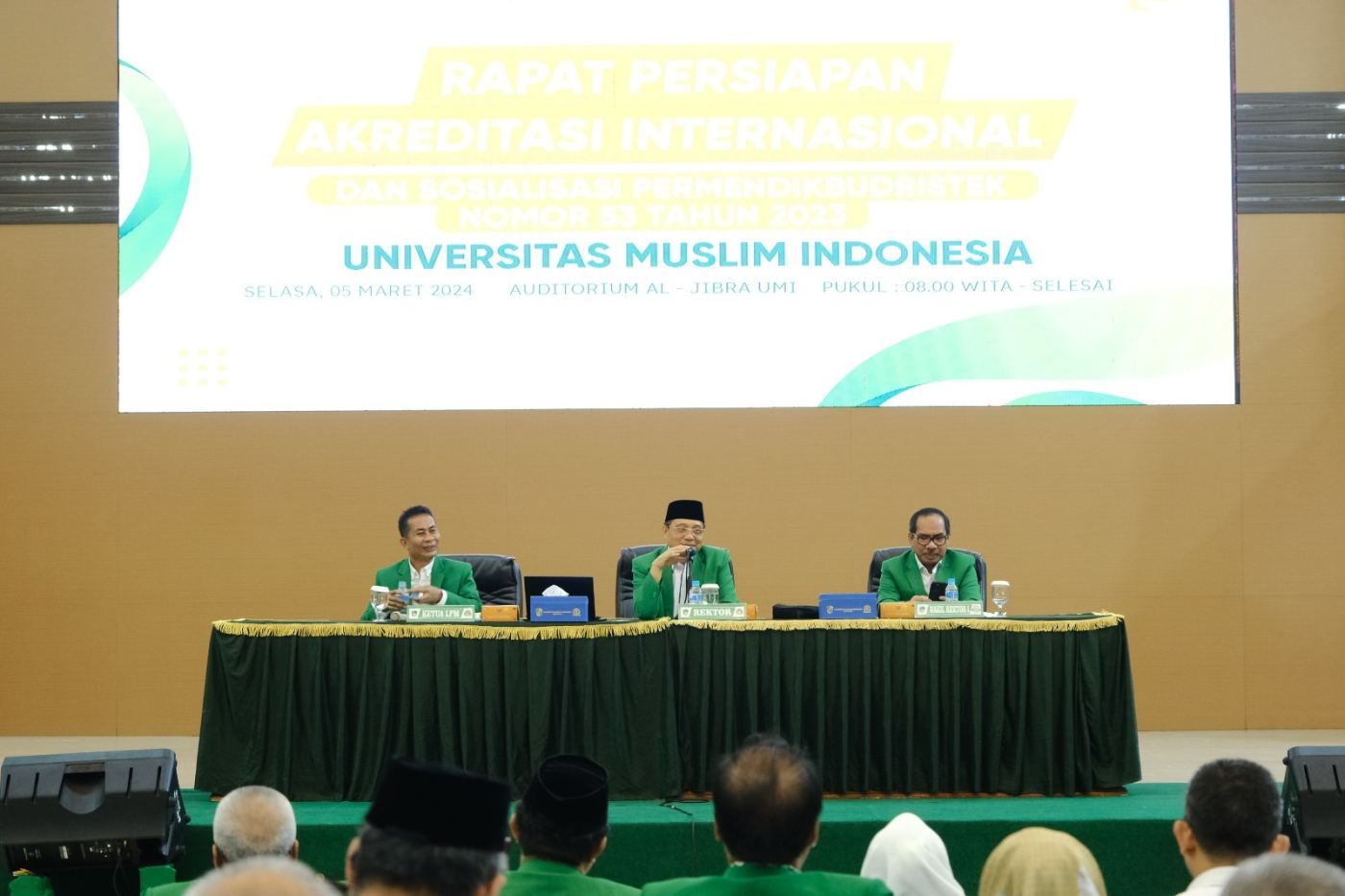 Menuju Akreditasi Internasional, UMI Gelar Rapat dan Sosialisasi Permendikbudristek Nomor 53 Tahun 2023